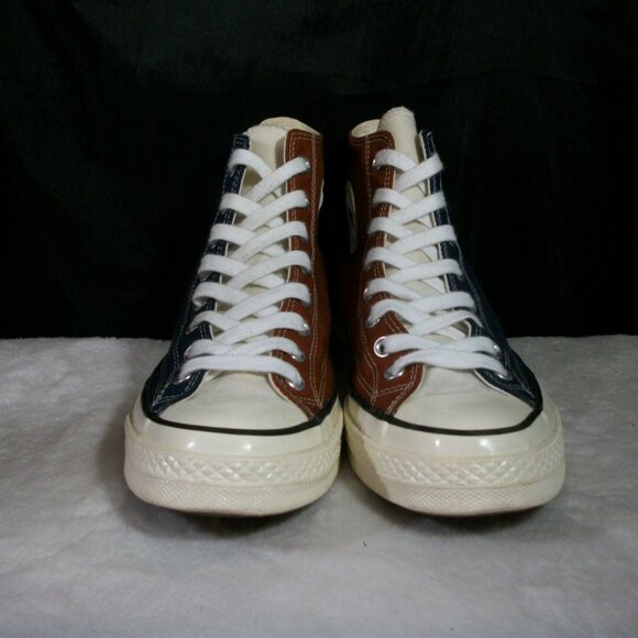 CONVERSE CTAS CHUCK 70 HYBRID HI CEDAR BARK & MIDNIGHT NAVY HI M9 W11 171659C - Picture 5 of 9